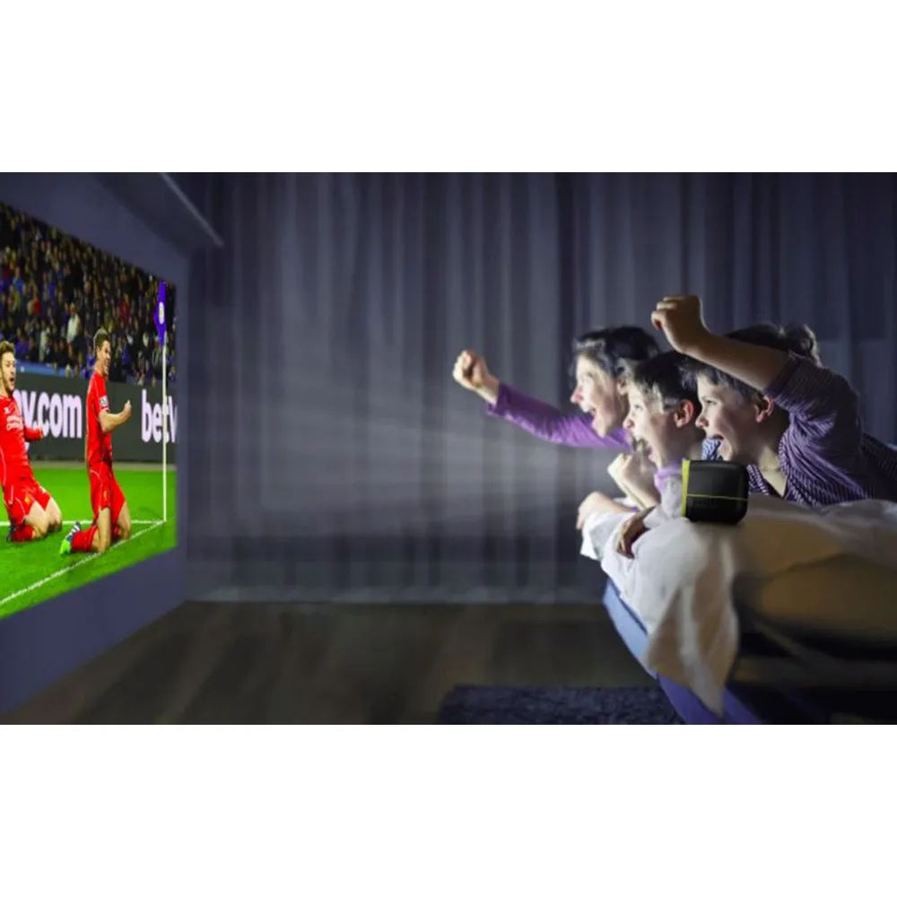 L1 Basic LED Home Entertainment Kids Projector Portable Design  [480 x 320] [1000 Lumens] [ Built-in Speaker ]