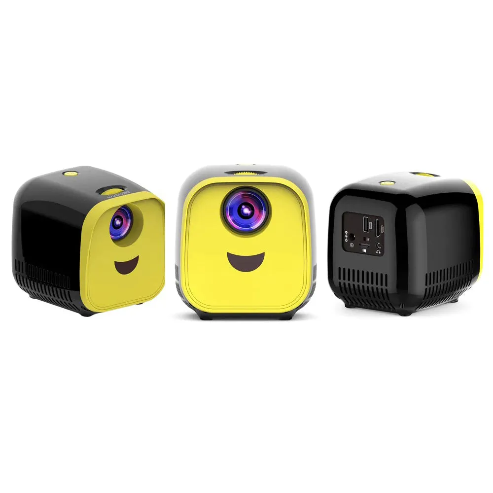L1 Basic LED Home Entertainment Kids Projector Portable Design  [480 x 320] [1000 Lumens] [ Built-in Speaker ]