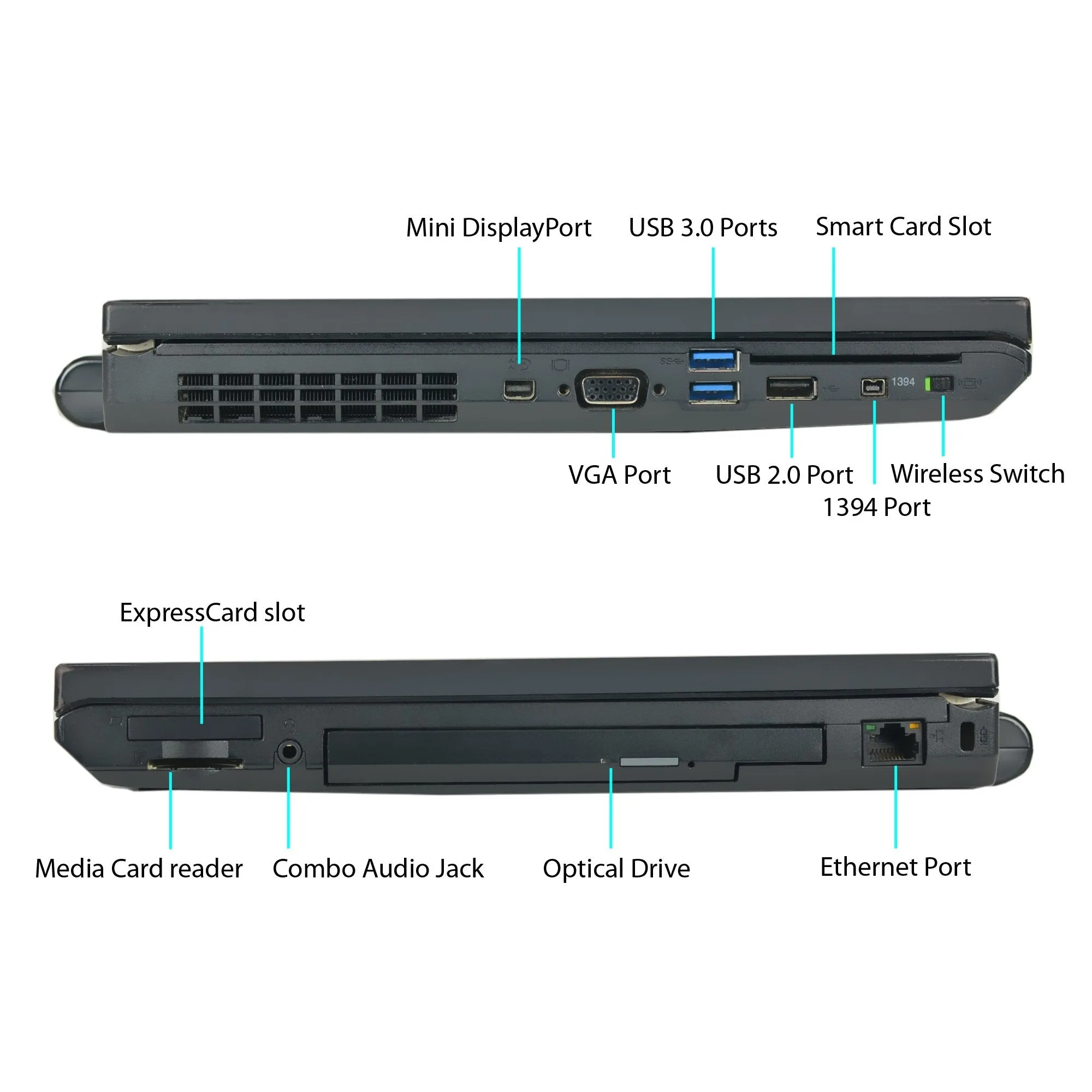 Lenovo ThinkPad W530 15.6" (FHD) Quad Core Workstation - LED 1920 x 1080p Full HD Intel Quad Core i7-3720qm 2.6GHz up to 3.6Ghz 32GB RAM Nvidia Quadro 256GB SSD Windows 10 Pro - Certified Refurbished