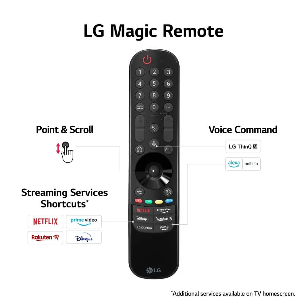 LG 43UR91006LA (2023) LED HDR 4K Ultra HD Smart TV, 43 inch with Freeview Play/Freesat HD, Ashed Blue