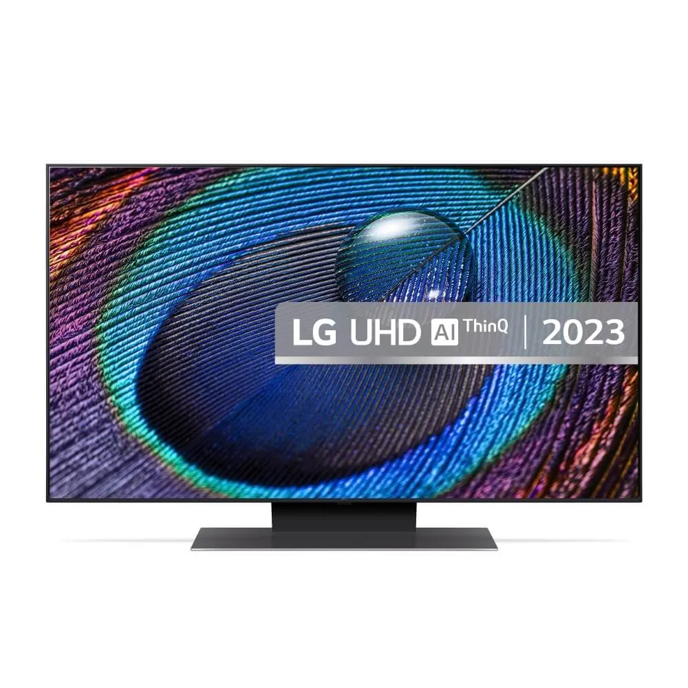LG 43UR91006LA (2023) LED HDR 4K Ultra HD Smart TV, 43 inch with Freeview Play/Freesat HD, Ashed Blue