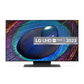 LG 43UR91006LA (2023) LED HDR 4K Ultra HD Smart TV, 43 inch with Freeview Play/Freesat HD, Ashed Blue
