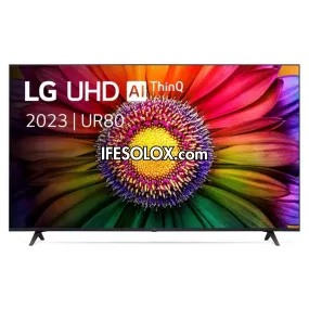 LG 70 Inch UR80 Series AI Thinq webOS 4K UHD Smart TV with Active HDR   2 Years Warranty - Brand New