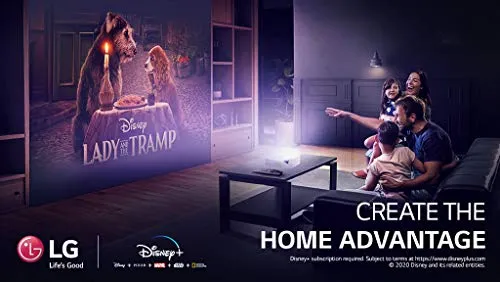 LG CineBeam HU70LS projector (UHD 3840x2160, Smart, 150,000:1 contrast, HDR10)
