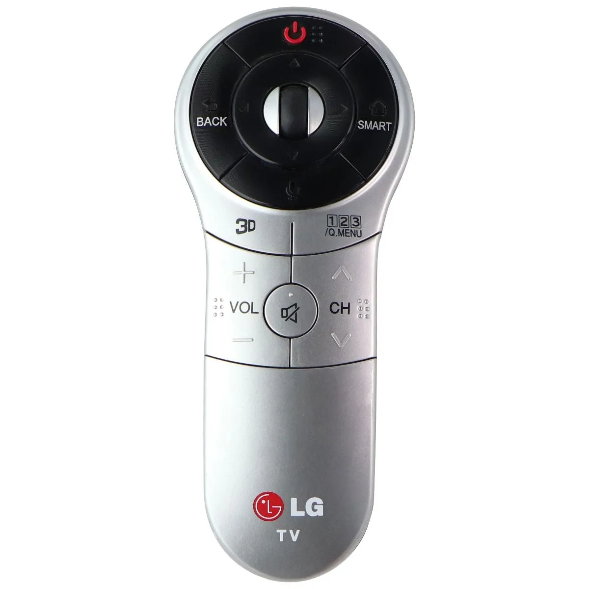 LG Original Remote Control (AN-MR400H) for Select LG TVs - Silver/Black