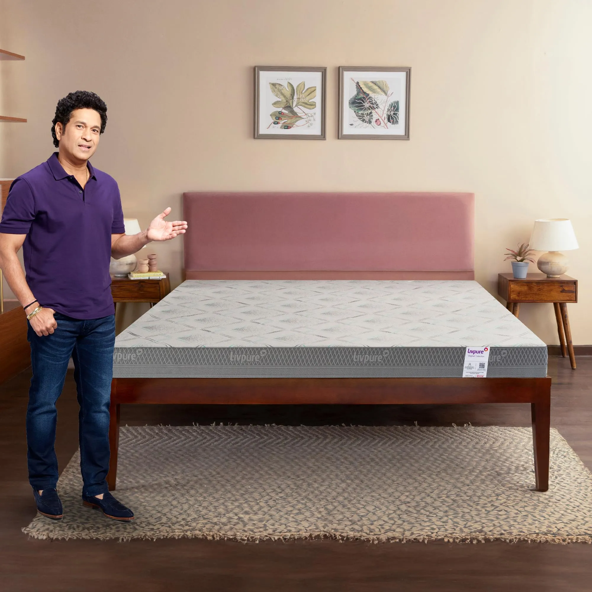 Livpure Smart Ortho CURVX Memory with S-Shaped HR Foam Mattress| 5D SleepTech Crafted Zones | ComfortScience US Tech Foam | High GSM Neon Fabric |Queen Bed (78x60x6) inch, Washable Zipper Cover