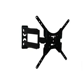 Lorell/Rocelco Medium Dual Articulated Flat Panel TV Mount, 23"-46" range, R VMDA, Black