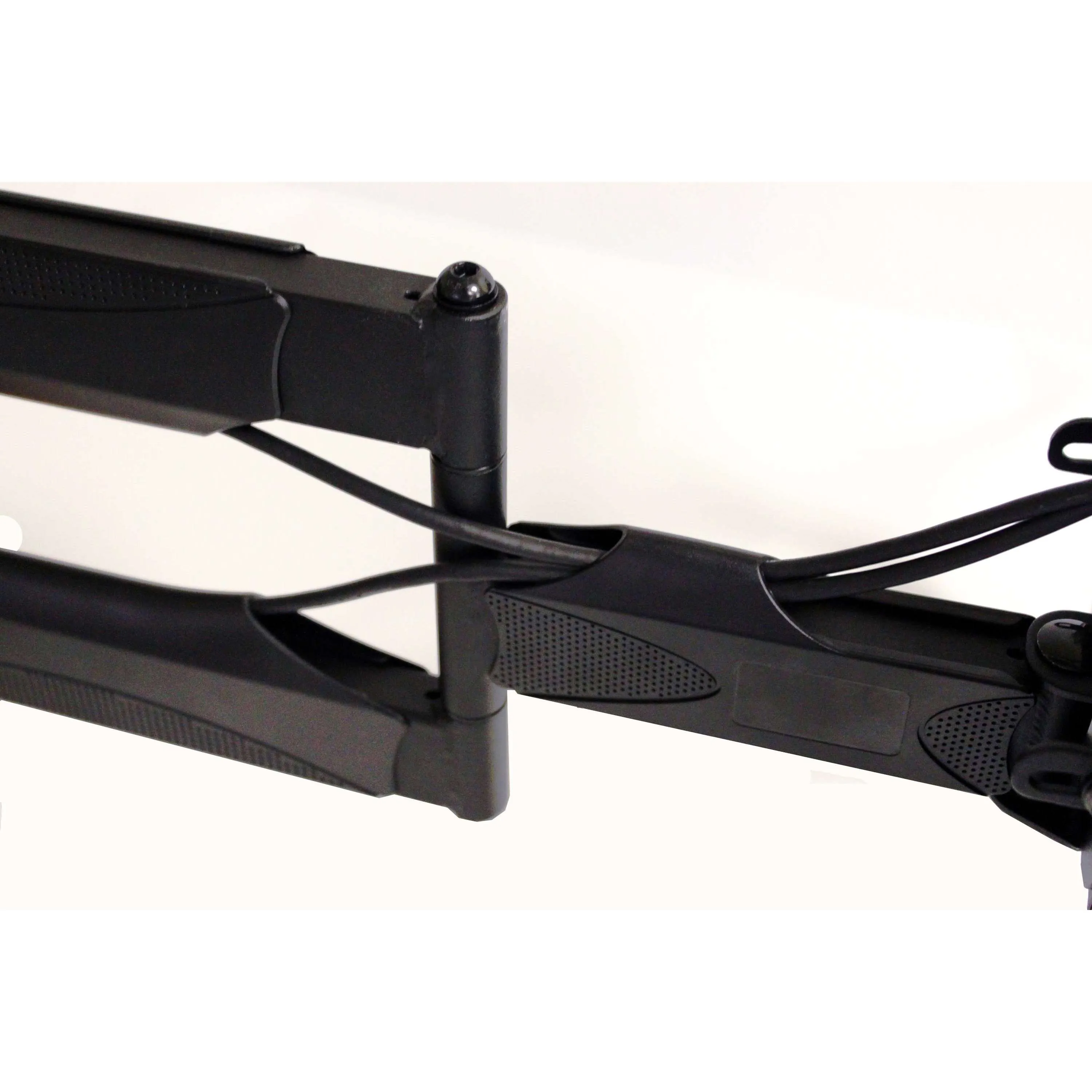 Lorell/Rocelco Medium Dual Articulated Flat Panel TV Mount, 23"-46" range, R VMDA, Black