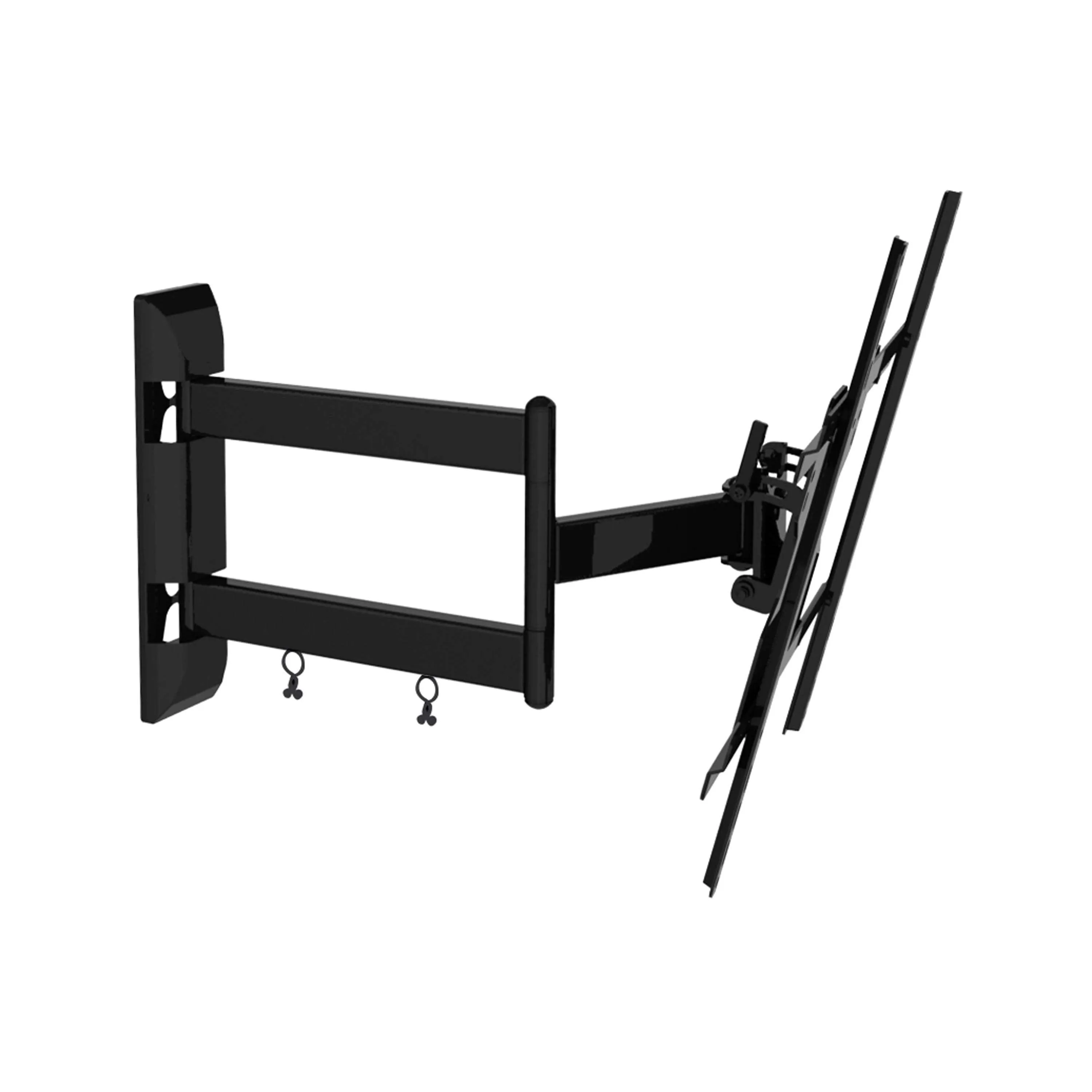 Lorell/Rocelco Medium Dual Articulated Flat Panel TV Mount, 23"-46" range, R VMDA, Black
