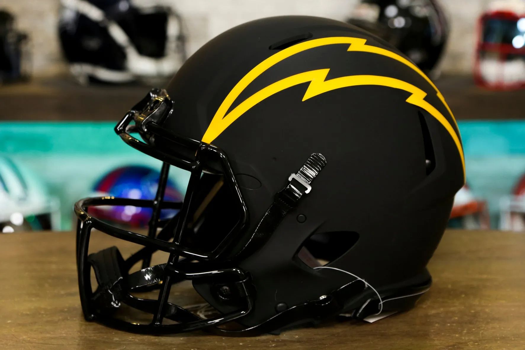 Los Angeles Chargers Riddell Speed Authentic Helmet - Eclipse
