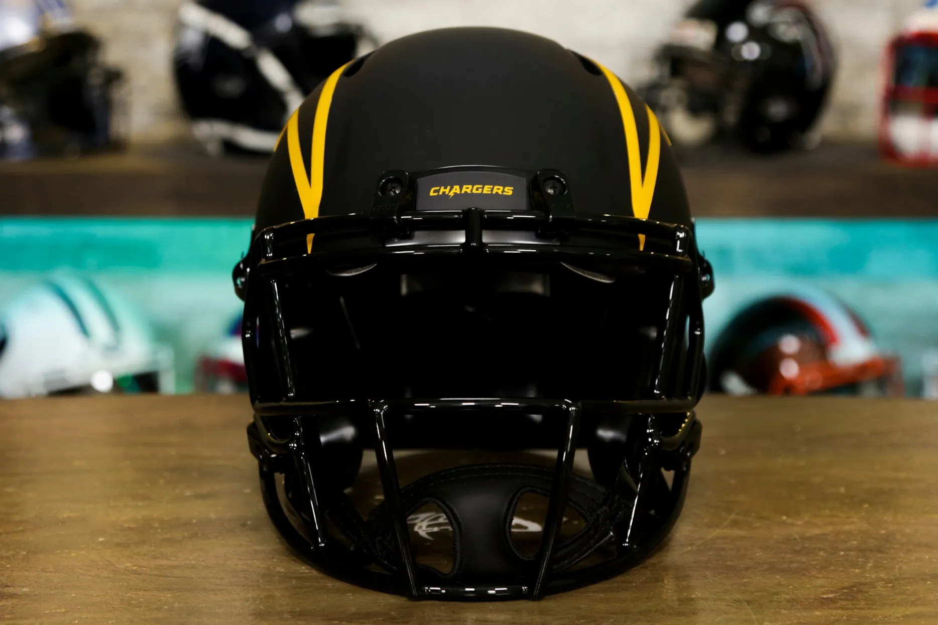Los Angeles Chargers Riddell Speed Authentic Helmet - Eclipse