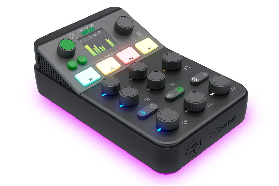 Mackie M Caster Studio Live Streaming Mixer - Black