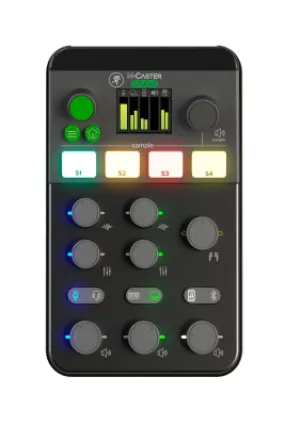 Mackie M Caster Studio Live Streaming Mixer - Black