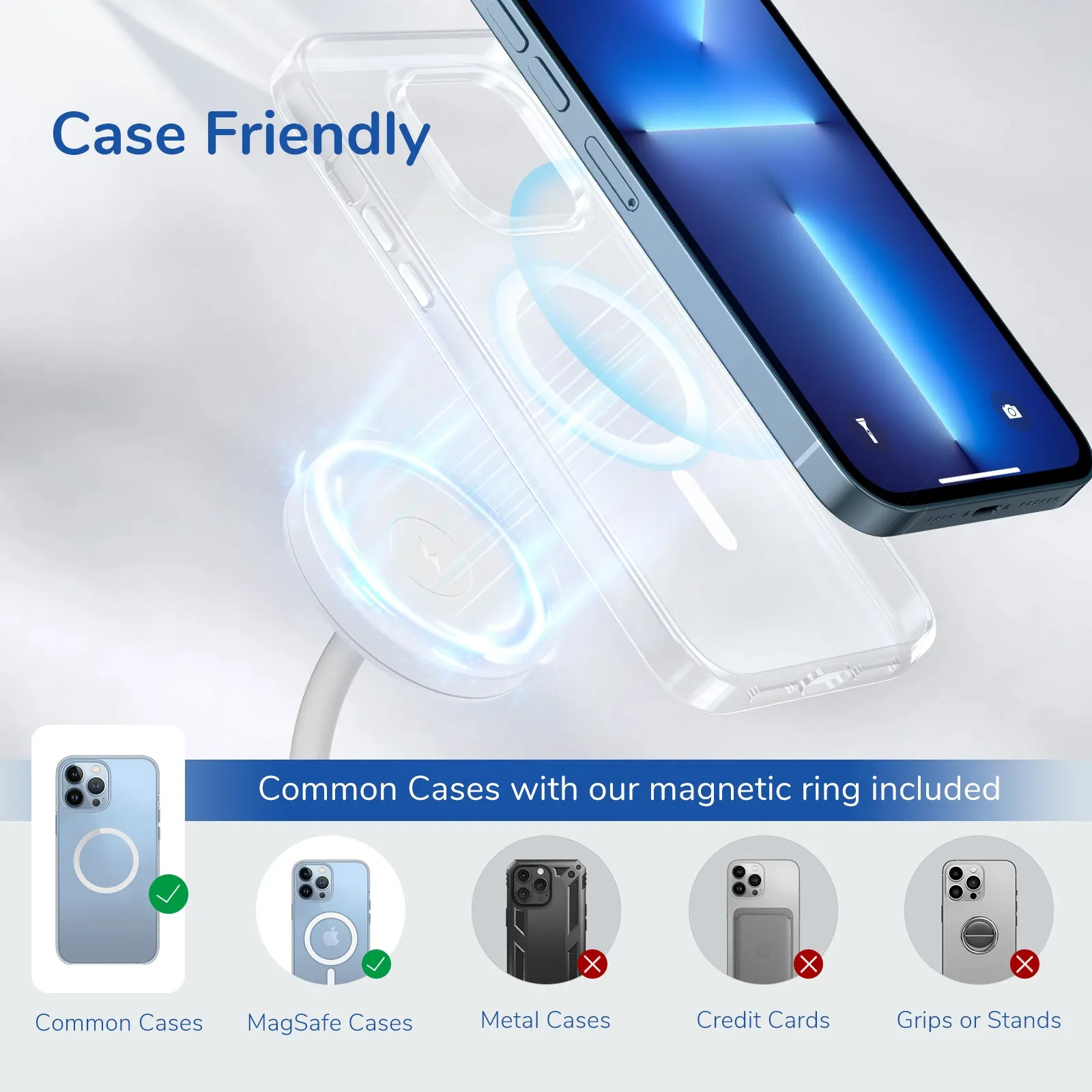 Mag360 2-in-1 Wireless Charging Stand