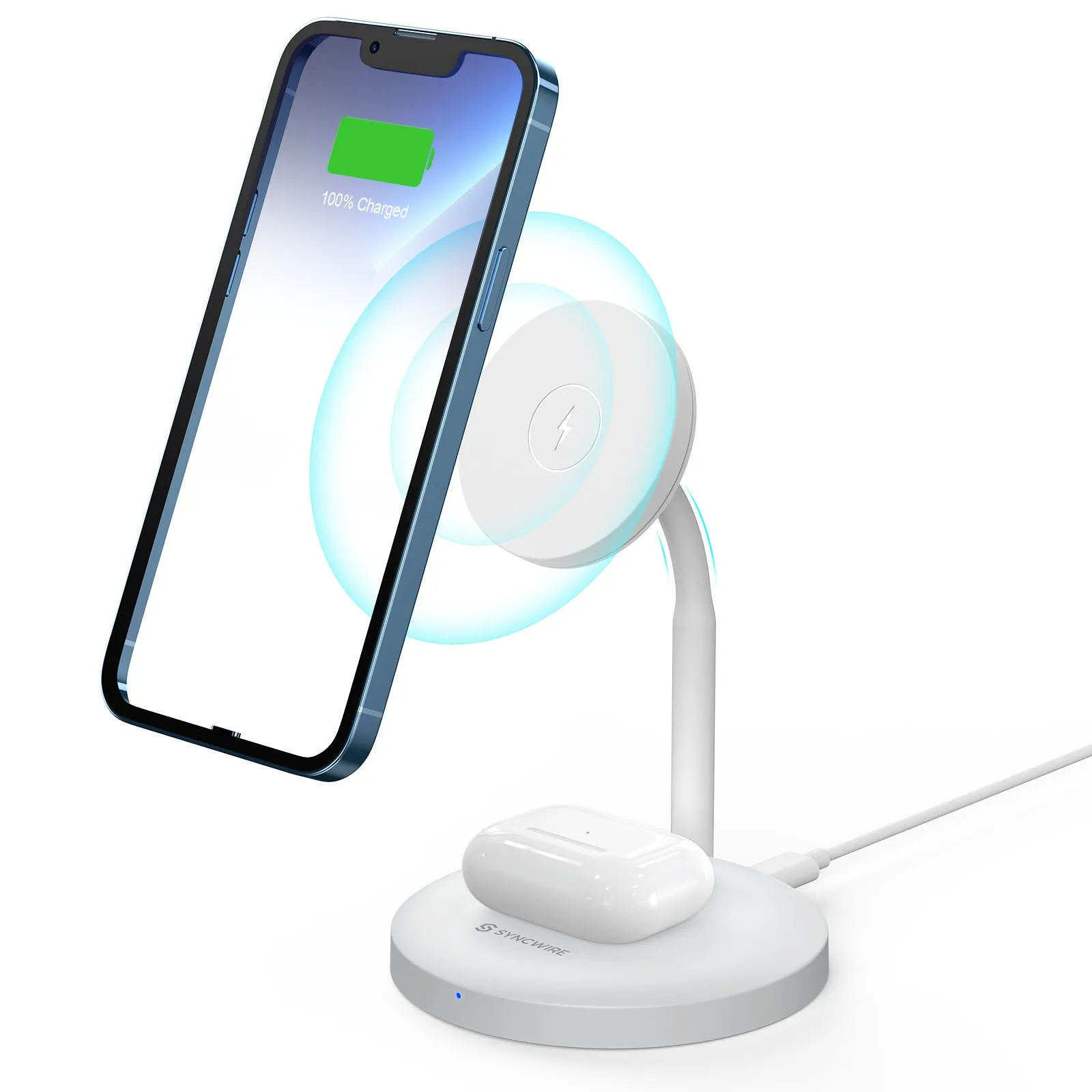 Mag360 2-in-1 Wireless Charging Stand