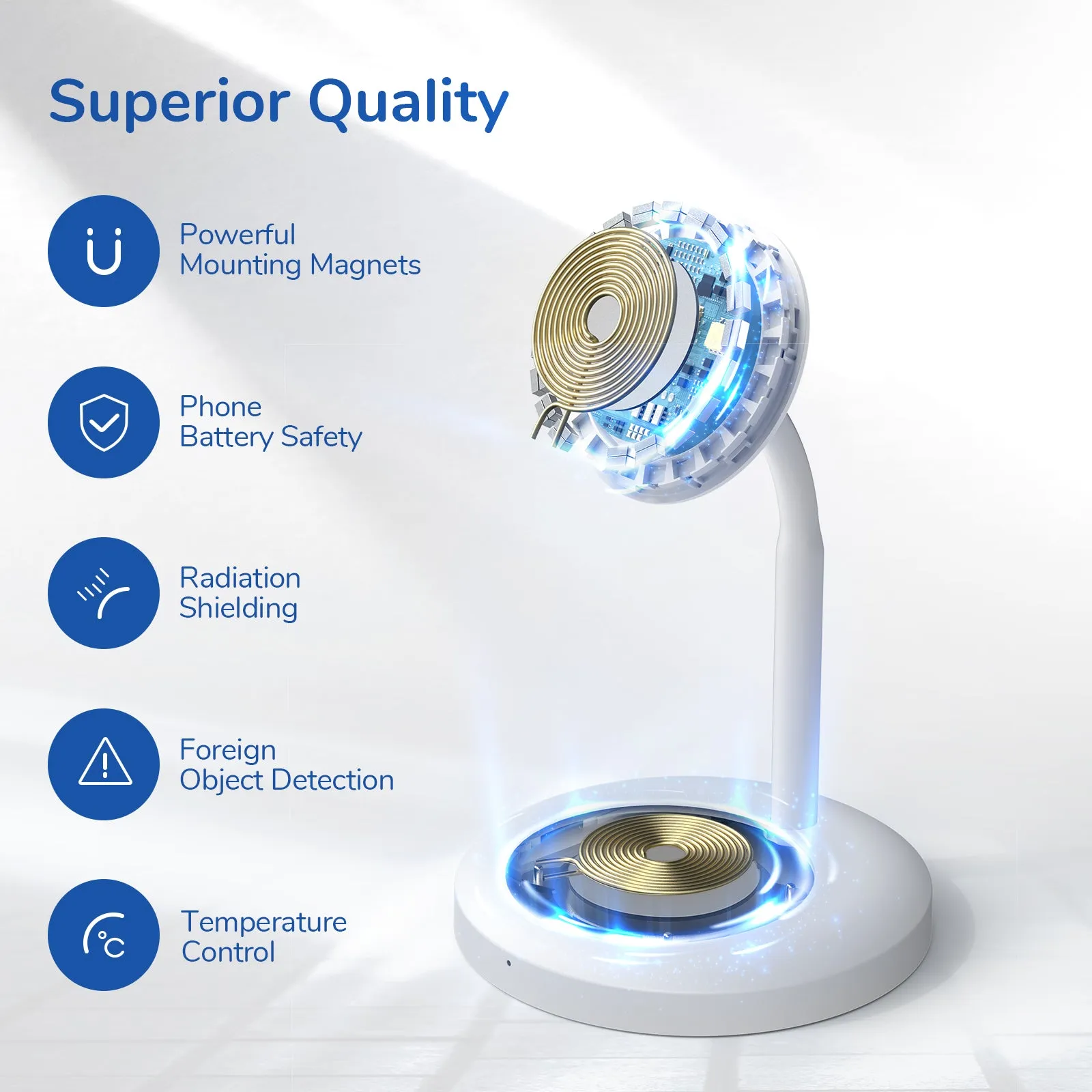 Mag360 2-in-1 Wireless Charging Stand