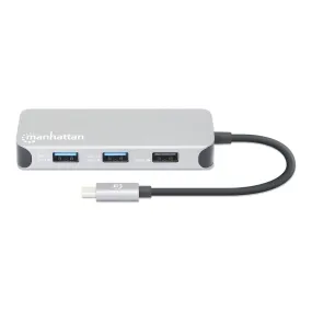 Manhattan 130615 8-in-1 USB-C Docking Station with Power Delivery