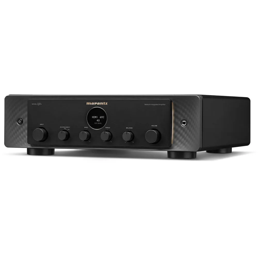Marantz MODEL 40n Integrated Stereo Amplifier with Streaming Built In Black
