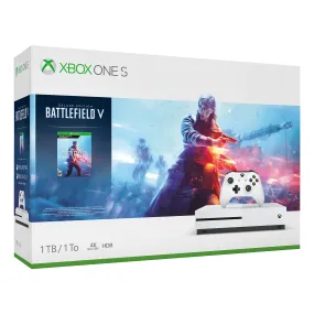 Microsoft Xbox One S 1TB Battlefield V Bundle, White, 234-00679Microsoft Xbox One S 1TB Battlefield V Bundle, White, 234-00679