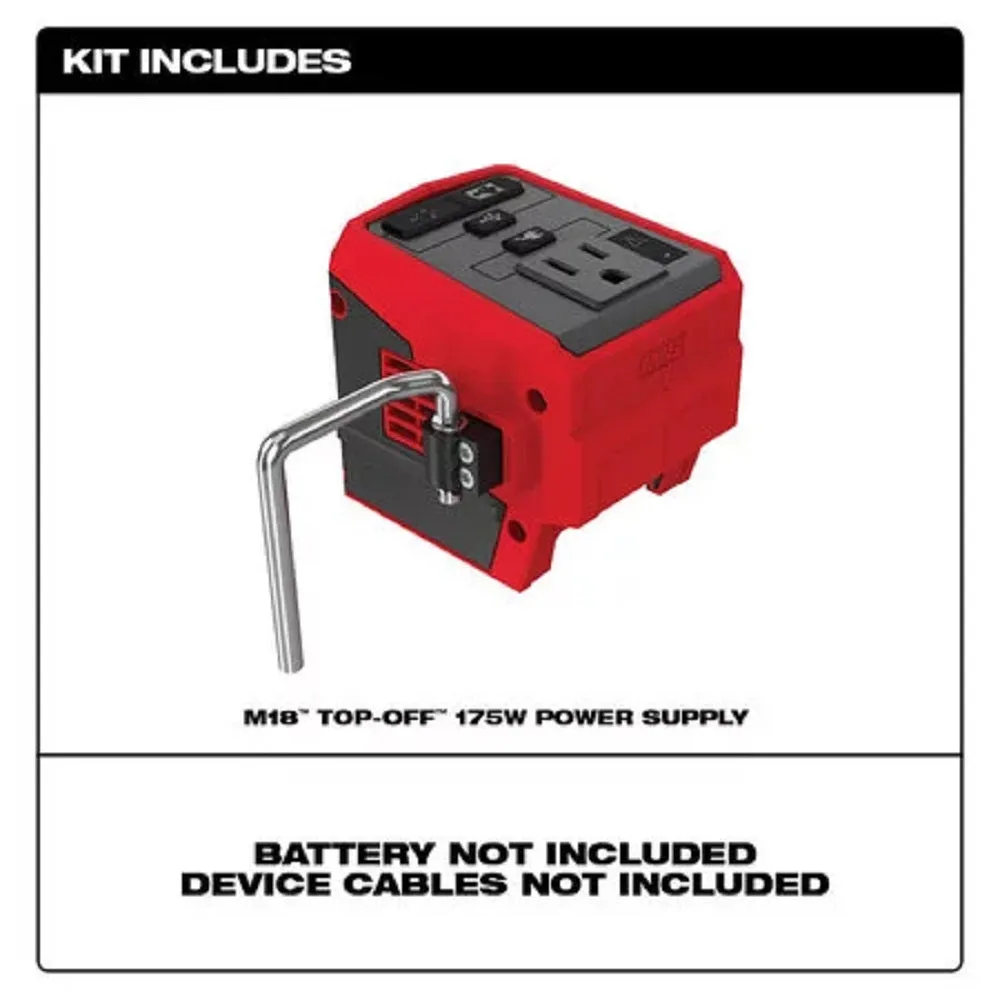 Milwaukee 2846-20 M18 18 Volt Lithium-Ion TOP-OFF 175W Power Source