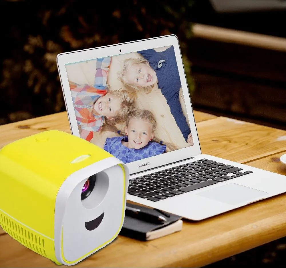 Mini Portable Projector Pocket Video Projector HD 1080p