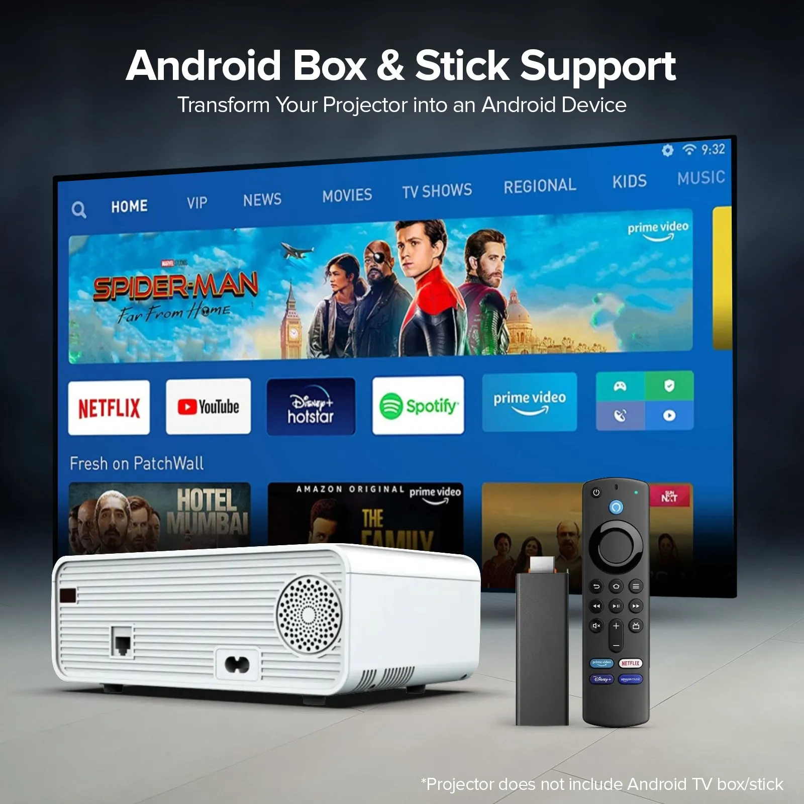 Mini Projector |3300 Lumens Native Res 1280x720P| Supports 1080P Video Projector