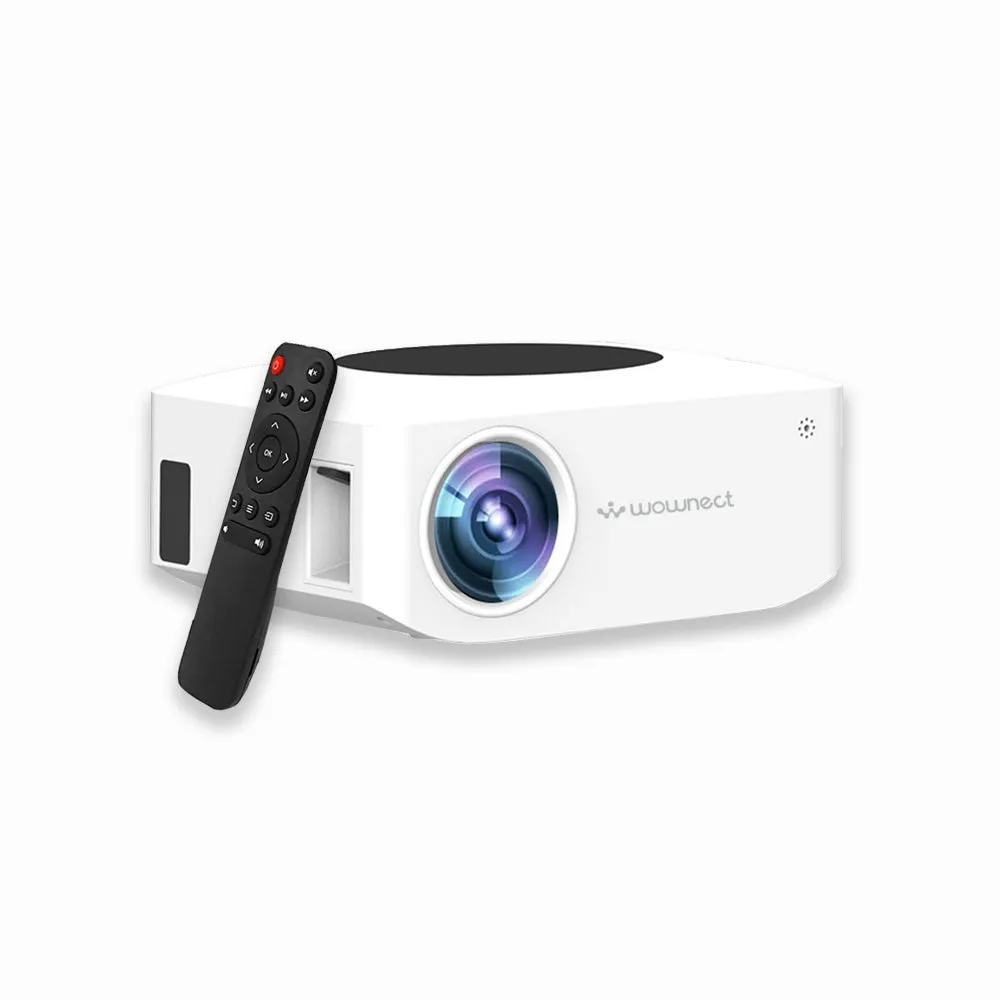 Mini WiFi Projector |1500 Lumens/Screen Size upto 100inch|Native Res 800x480P|Wireless Screen Mirroring Home Theater Video Projectors