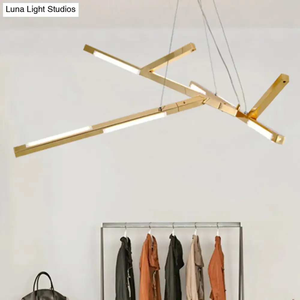 Minimalistic LED Bedroom Chandelier - Warm/White Light