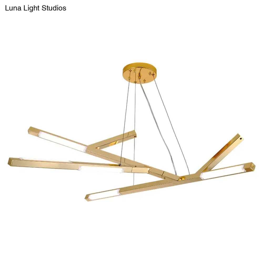 Minimalistic LED Bedroom Chandelier - Warm/White Light
