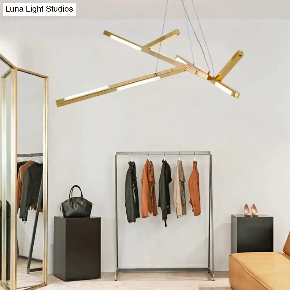 Minimalistic LED Bedroom Chandelier - Warm/White Light
