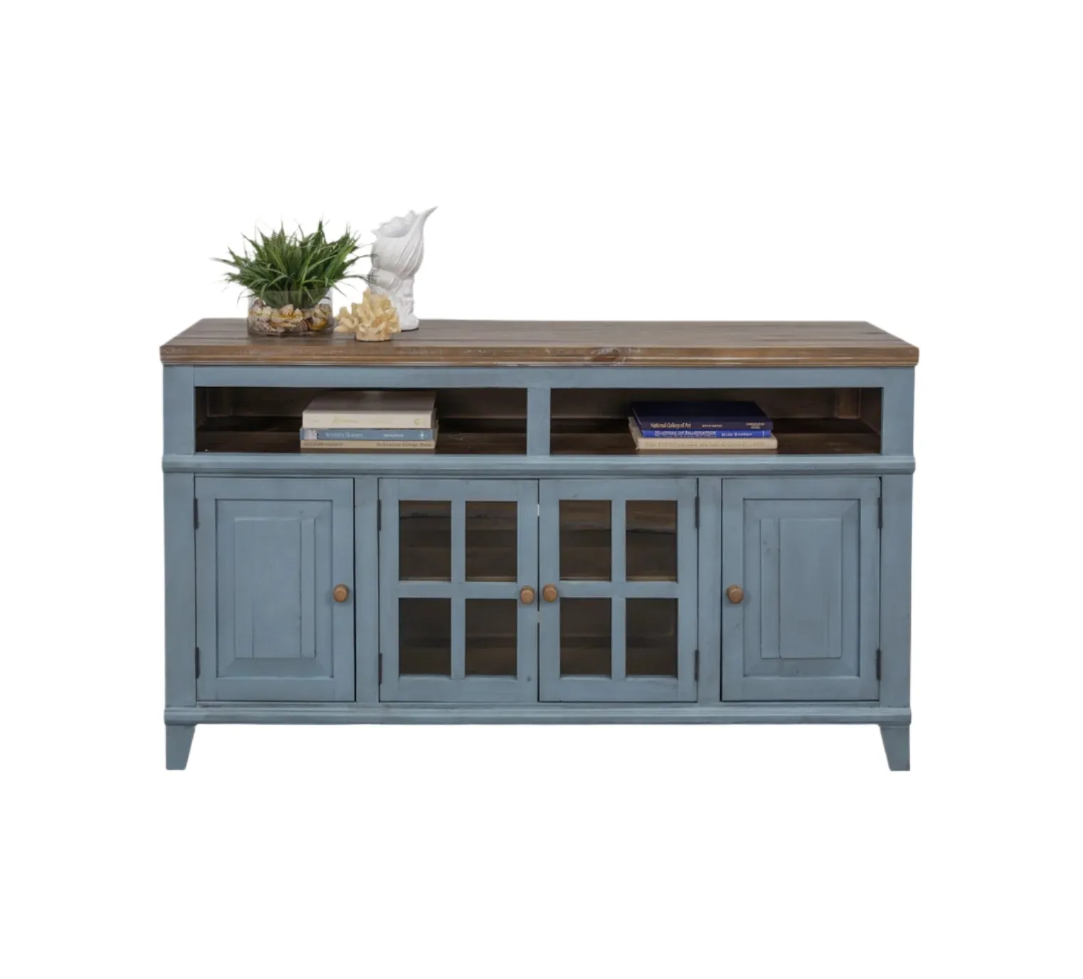 Miramar Blue 65" TV Console