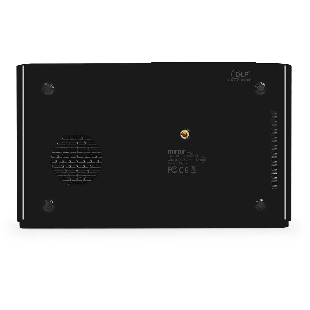 Miroir M631 Ultra Pro 1080p Projector, 700 LED Lumens, Battery-Powered, USB Type C Video and Charge