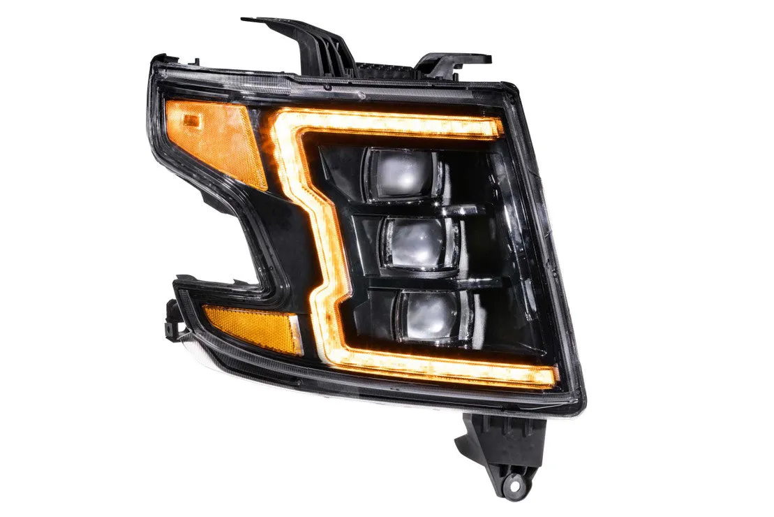 Morimoto Headlights Chevy Suburban (2015-2020) [w/ Sequential LED Turn] XB LED - Black