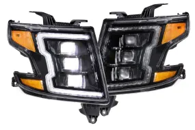 Morimoto Headlights Chevy Suburban (2015-2020) [w/ Sequential LED Turn] XB LED - Black