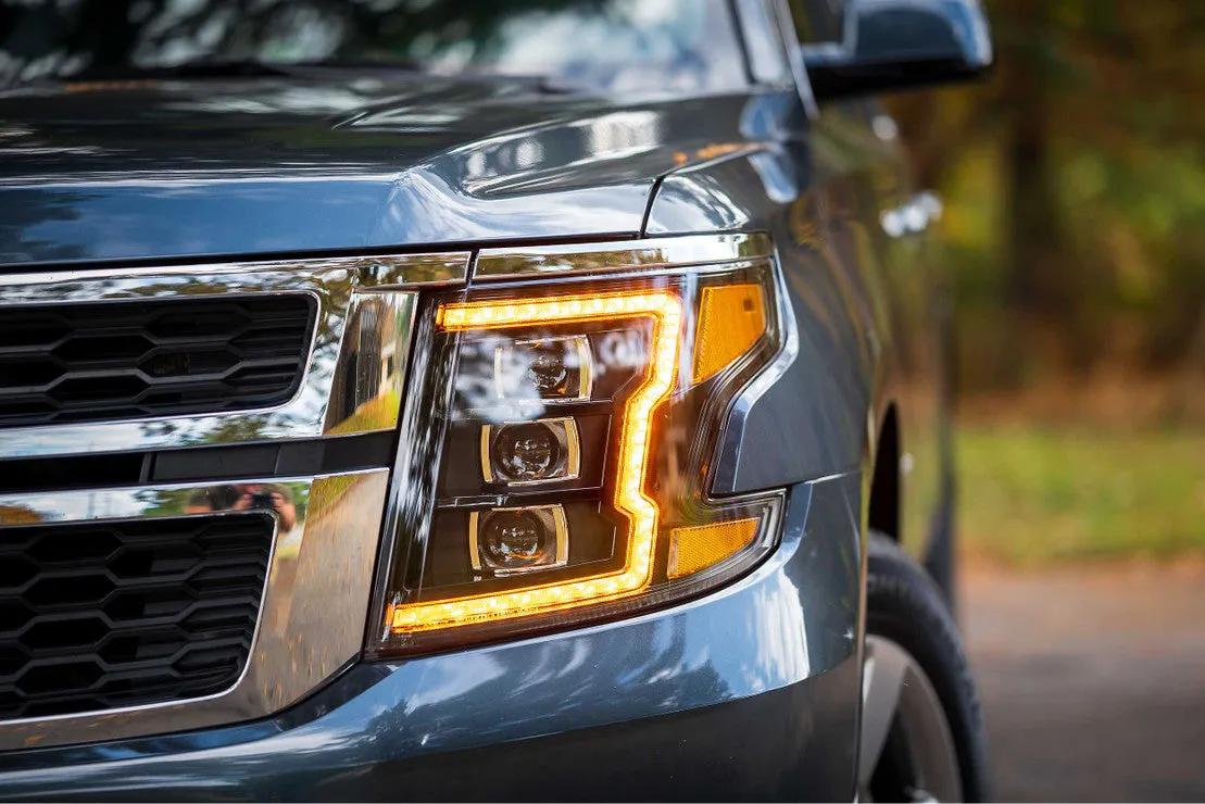 Morimoto Headlights Chevy Suburban (2015-2020) [w/ Sequential LED Turn] XB LED - Black