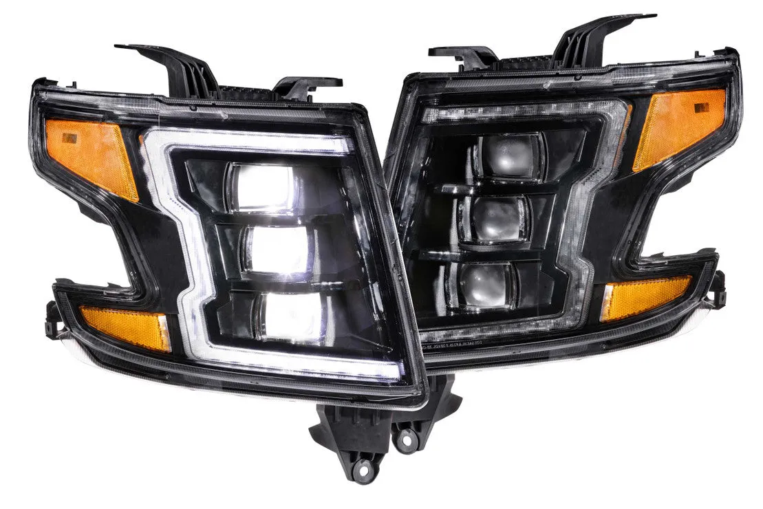 Morimoto Headlights Chevy Suburban (2015-2020) [w/ Sequential LED Turn] XB LED - Black