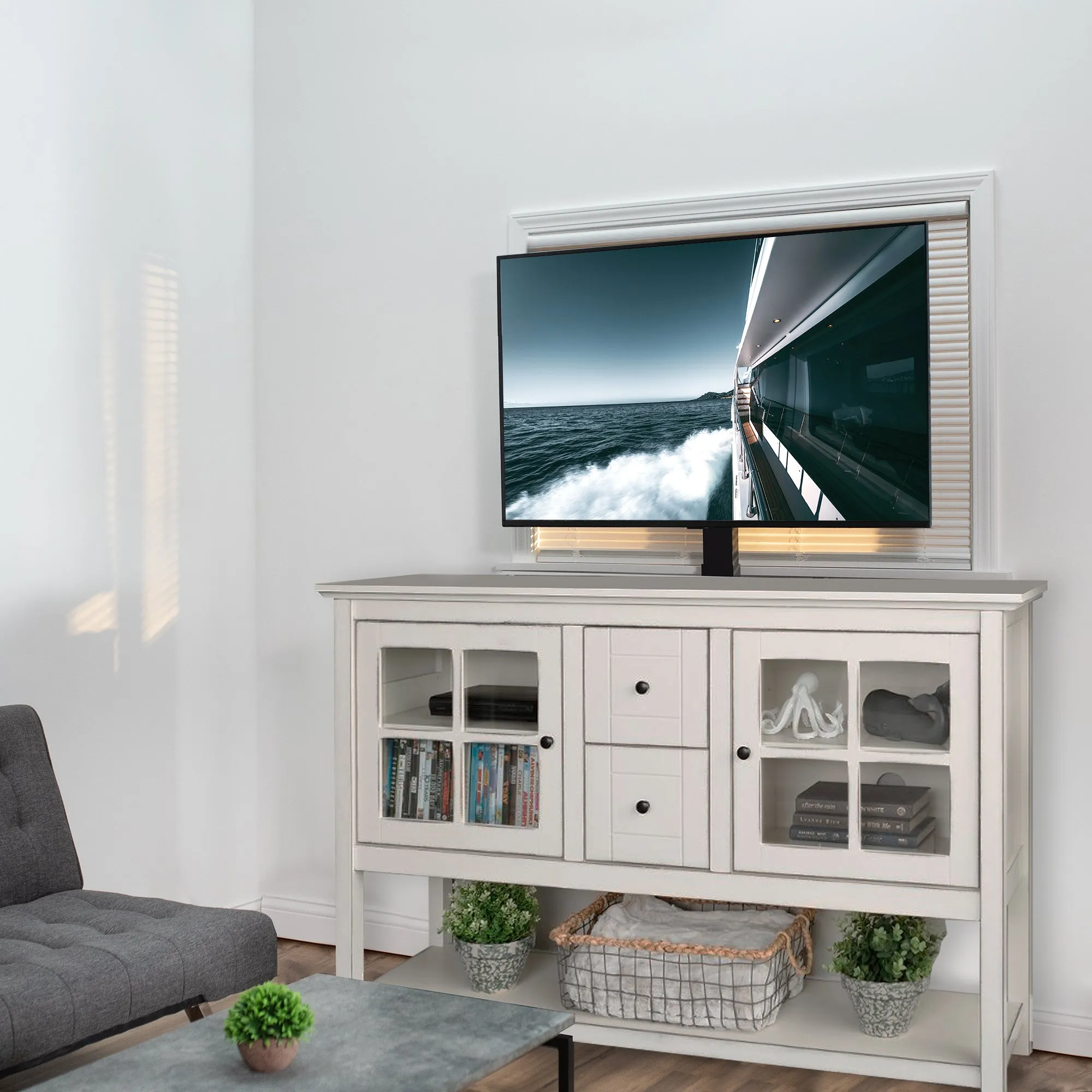 Motorized TV Stand for 32" to 48" TVs