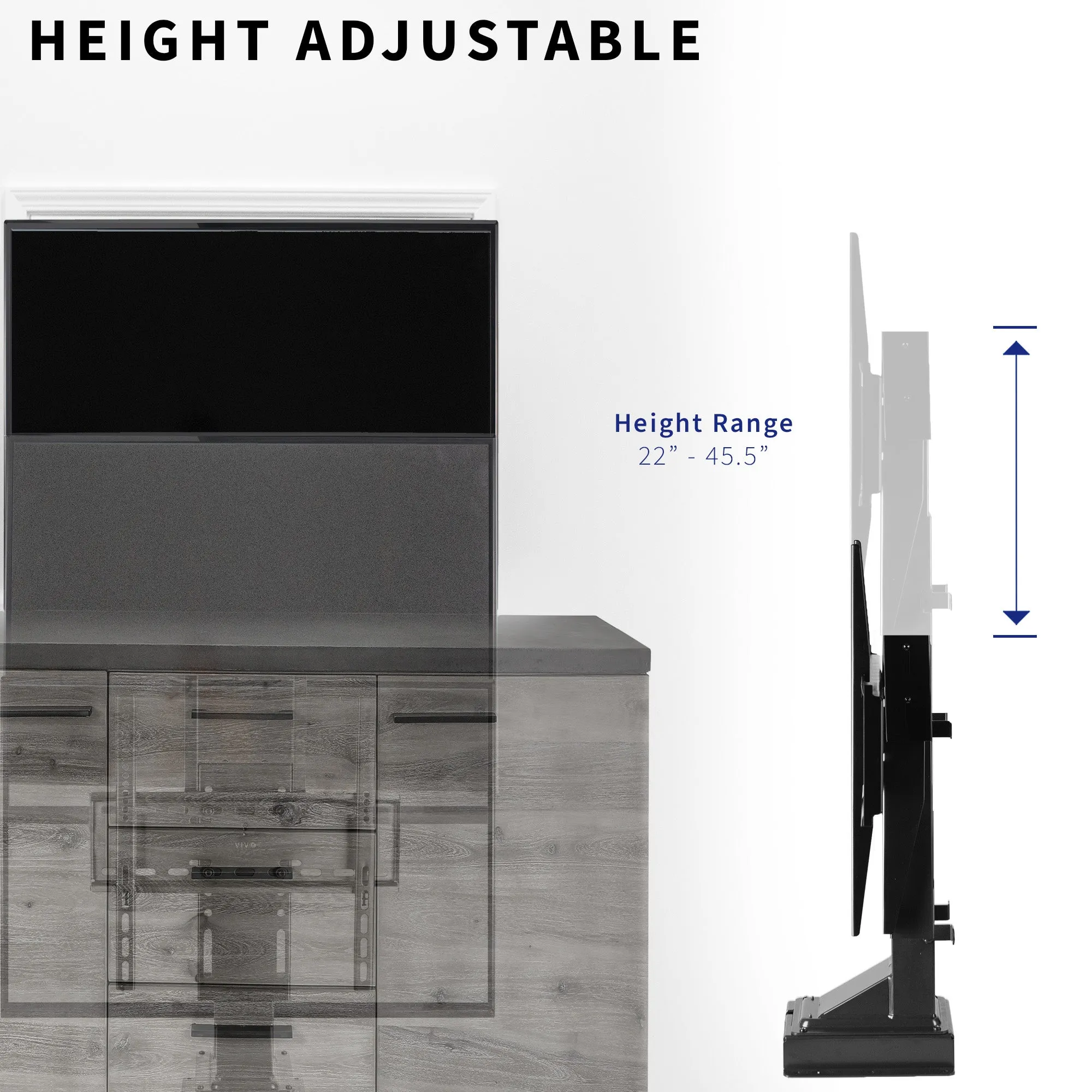 Motorized TV Stand for 32" to 48" TVs