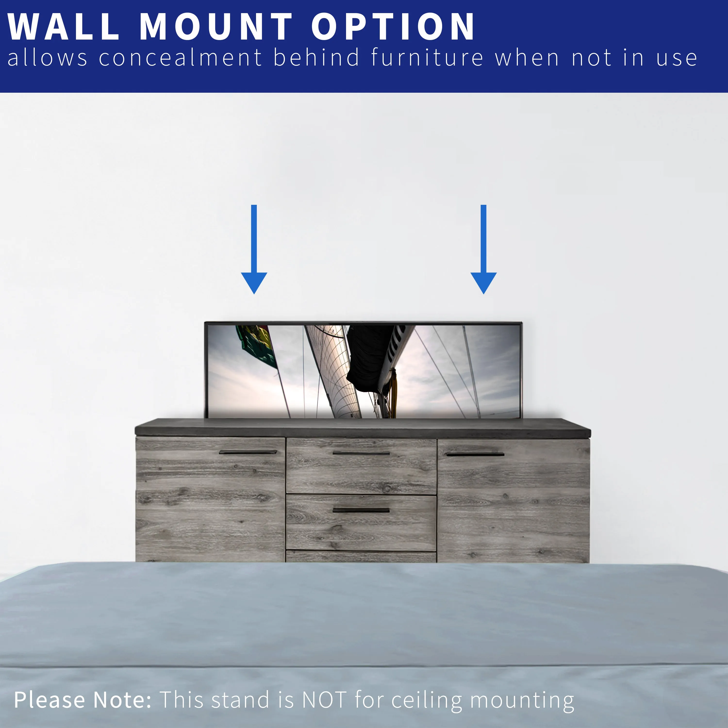 Motorized TV Stand for 32" to 48" TVs