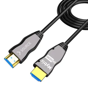Mytrix 8K Fiber Optic HDMI Cable, 49 ft/ 15m HDMI Cable 2.1 Supports 8K@60Hz, 48Gbps
