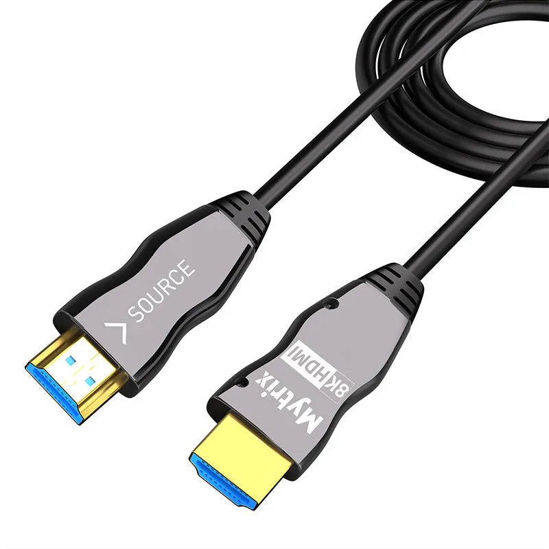 Mytrix 8K Fiber Optic HDMI Cable, 49 ft/ 15m HDMI Cable 2.1 Supports 8K@60Hz, 48Gbps