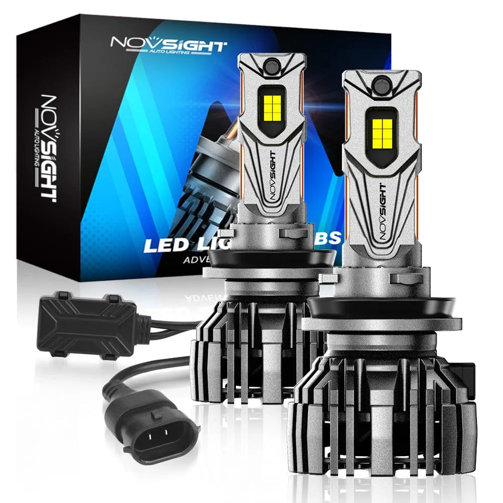 N67 Pro Series | H4 H7 H11 9005 9006 LED Bulb Intelligent Cooling System 140W 30000LM 6500K | 2 Bulbs