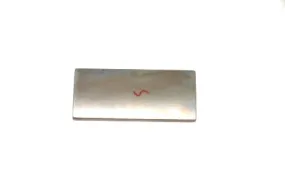 Neodymium Block Magnet | Partial Ovoid - 62mm x 29.1mm x (3mm-5.8mm) | Phosphorus Coating
