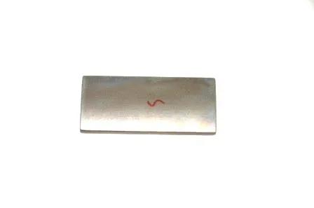 Neodymium Block Magnet | Partial Ovoid - 62mm x 29.1mm x (3mm-5.8mm) | Phosphorus Coating