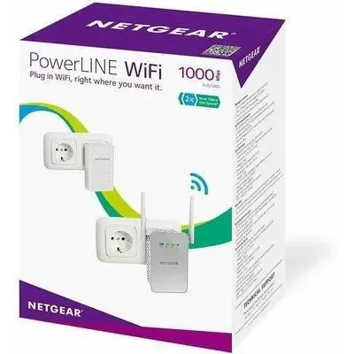 NETGEAR PowerLINE 1000   WiFi 1000 Mbps Collegamento Ethernet LAN WiFi - Bianco