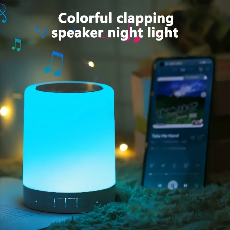 Night Light Speaker Wireless Table Lamp