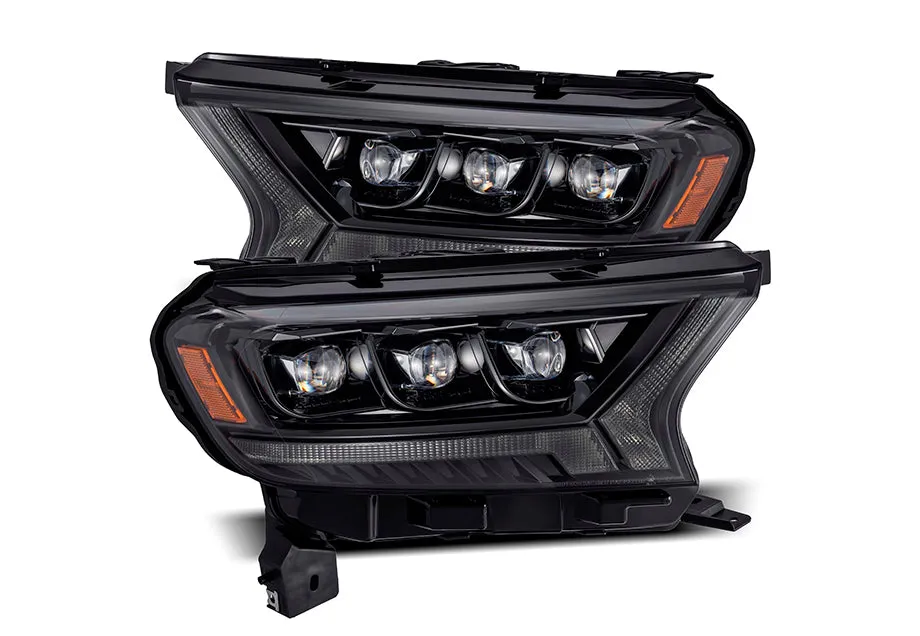 NOVA-Series LED Projector Headlights Alpha-Black Fits 19-21 Ford Ranger