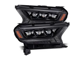 NOVA-Series LED Projector Headlights Alpha-Black Fits 19-21 Ford Ranger