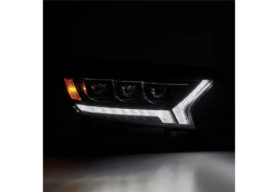 NOVA-Series LED Projector Headlights Alpha-Black Fits 19-21 Ford Ranger