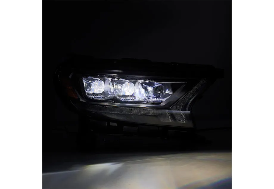 NOVA-Series LED Projector Headlights Alpha-Black Fits 19-21 Ford Ranger